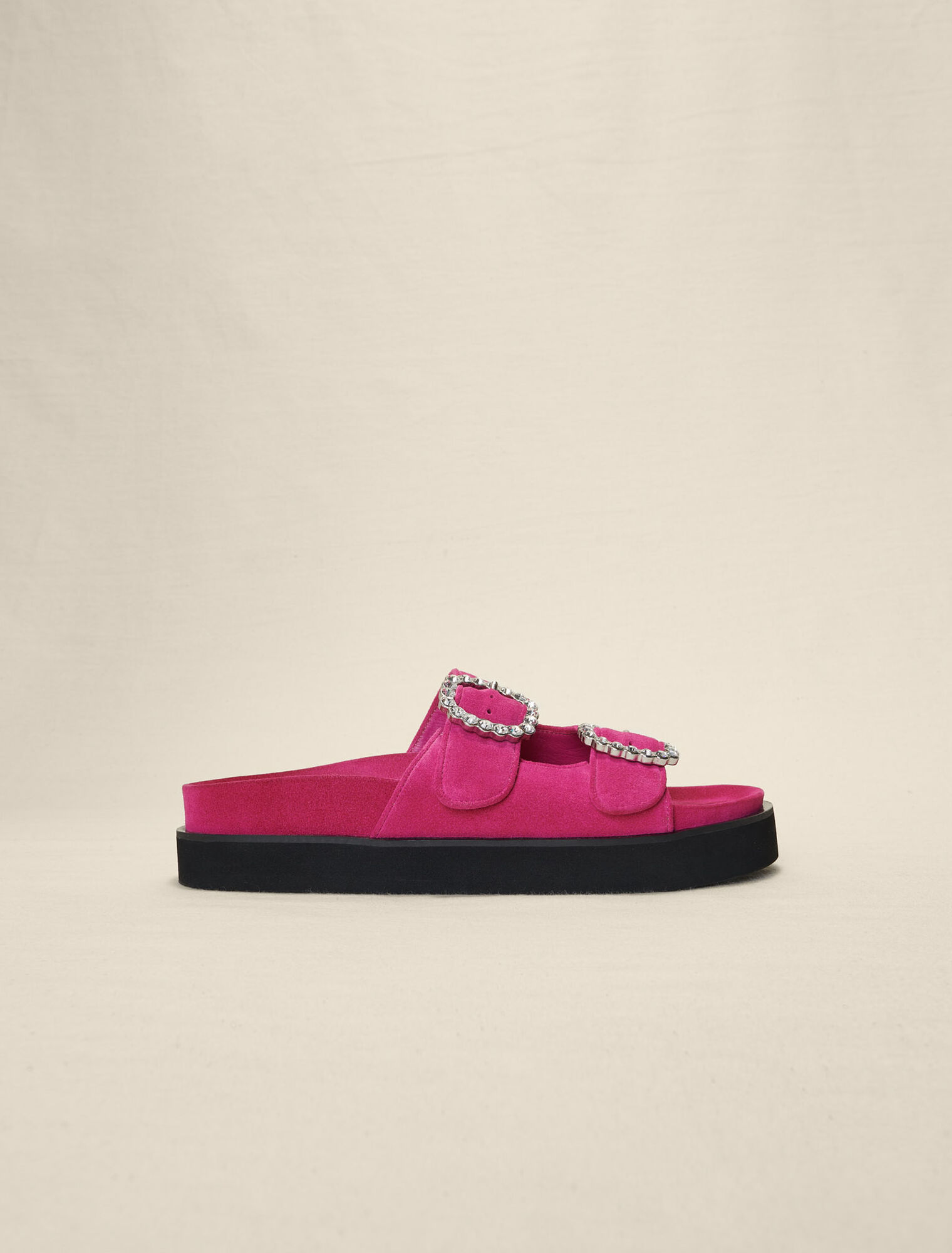 Diamanté platform sandals