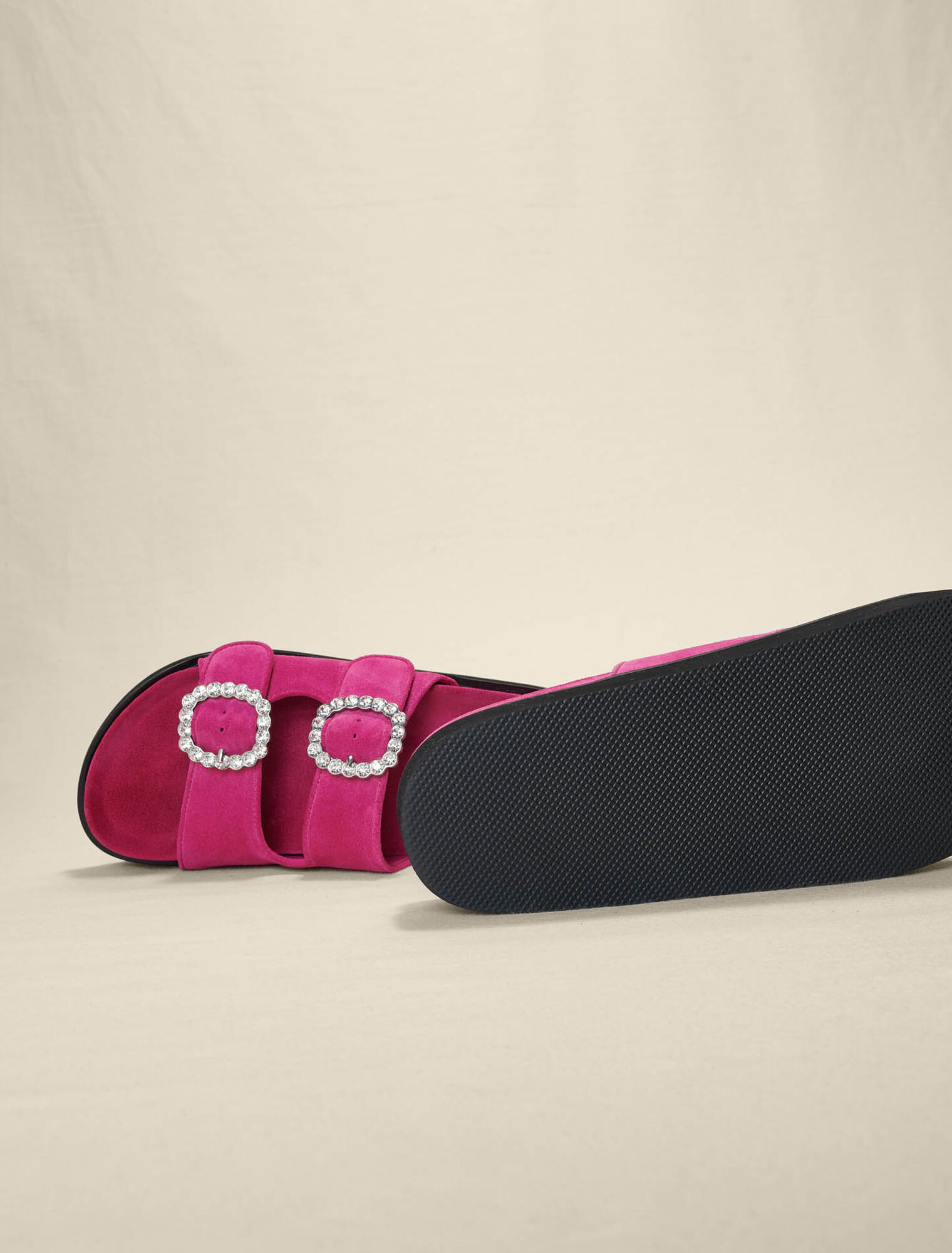 Diamanté platform sandals