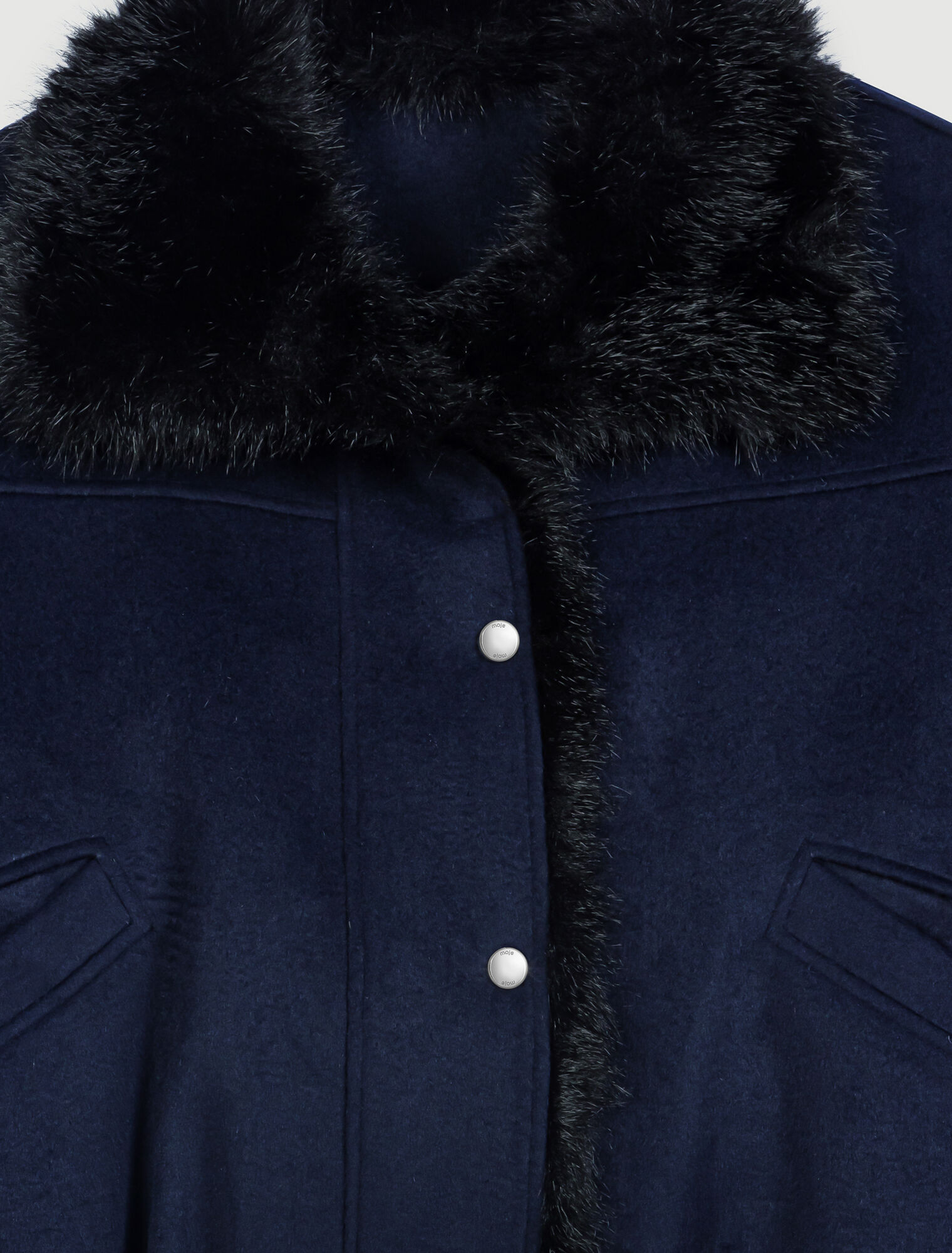 Short double-faced coat
