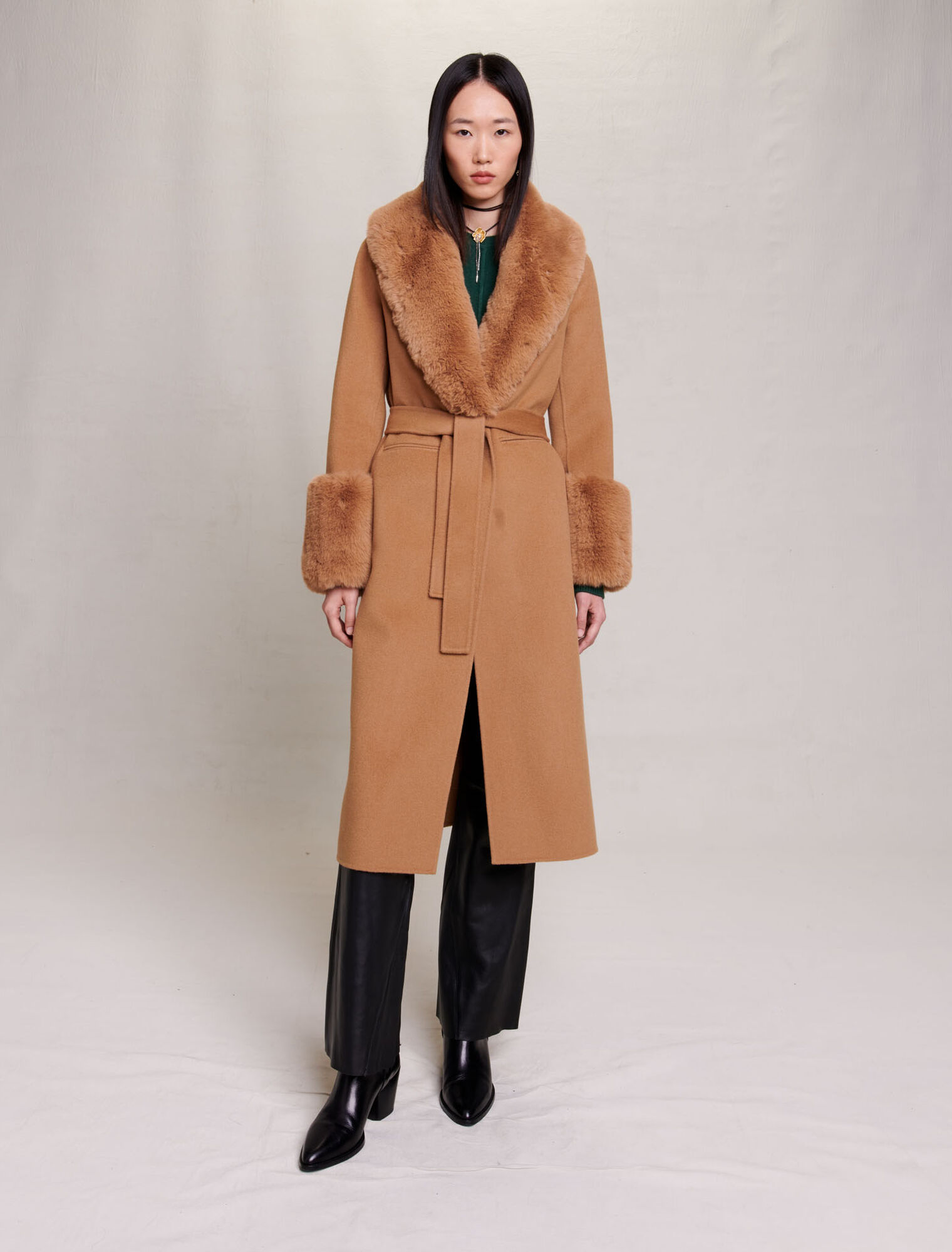 Long wool coat
