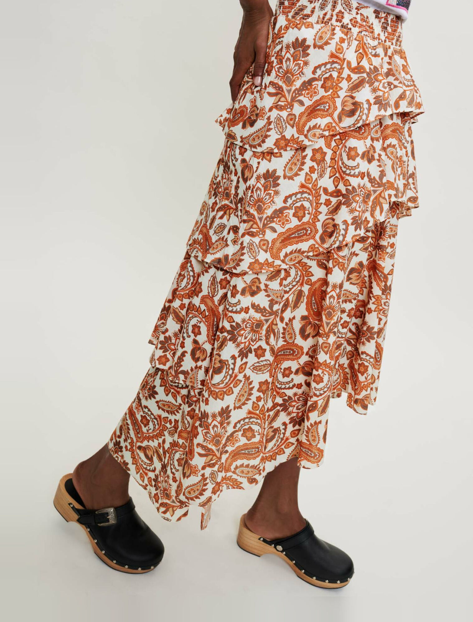 Printed cotton underskirt