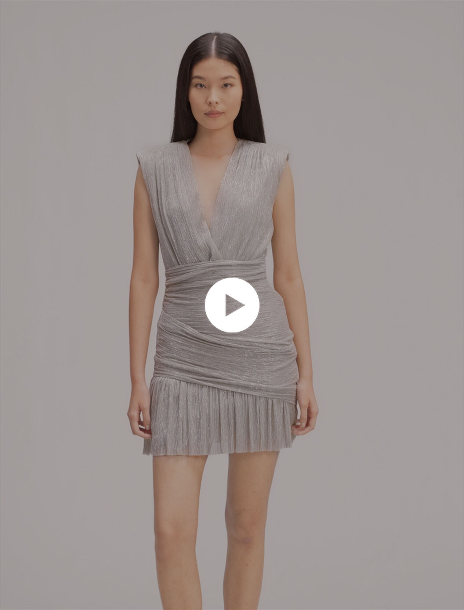 Short metallic dress