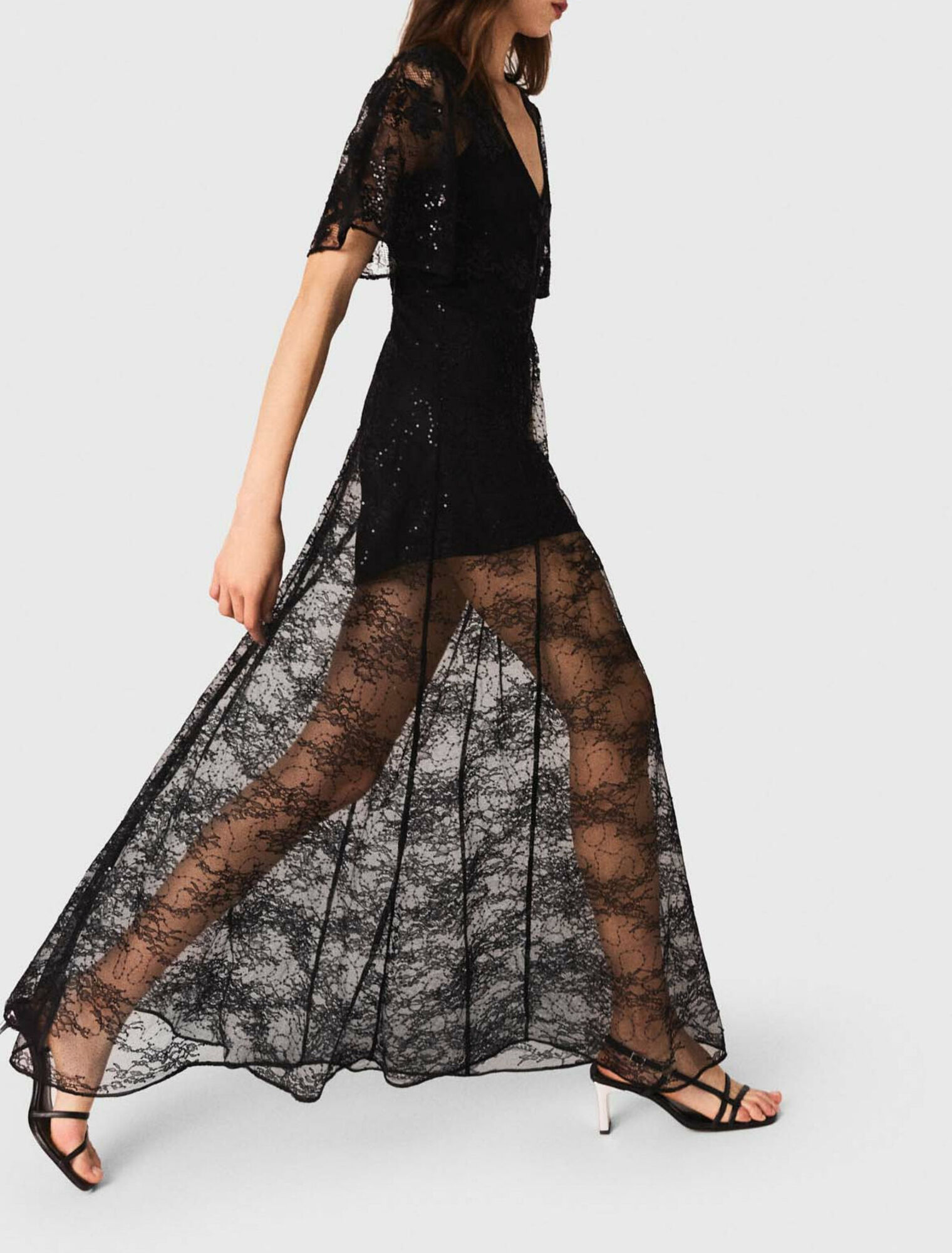 Lace maxi dress