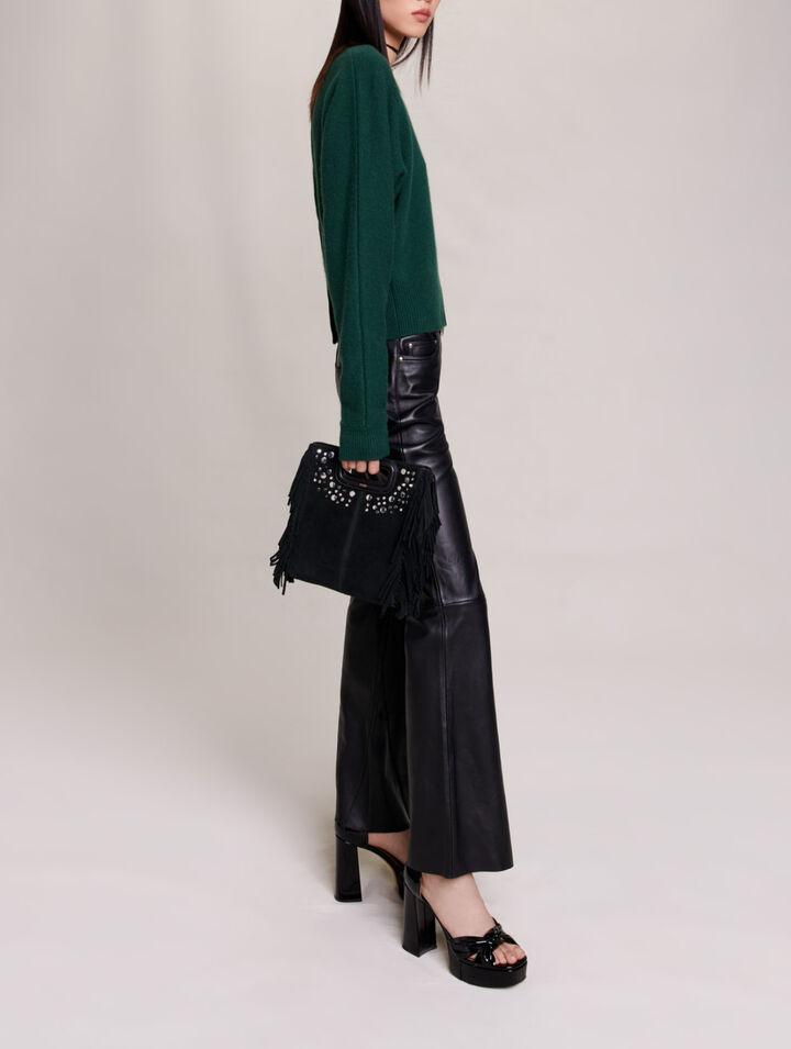 Reversible cashmere jumper