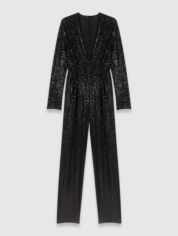 Jumpsuit with sequins