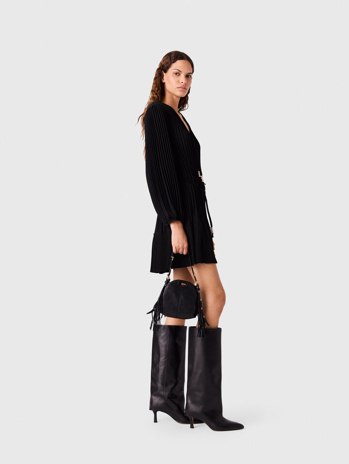 Short pleated dress