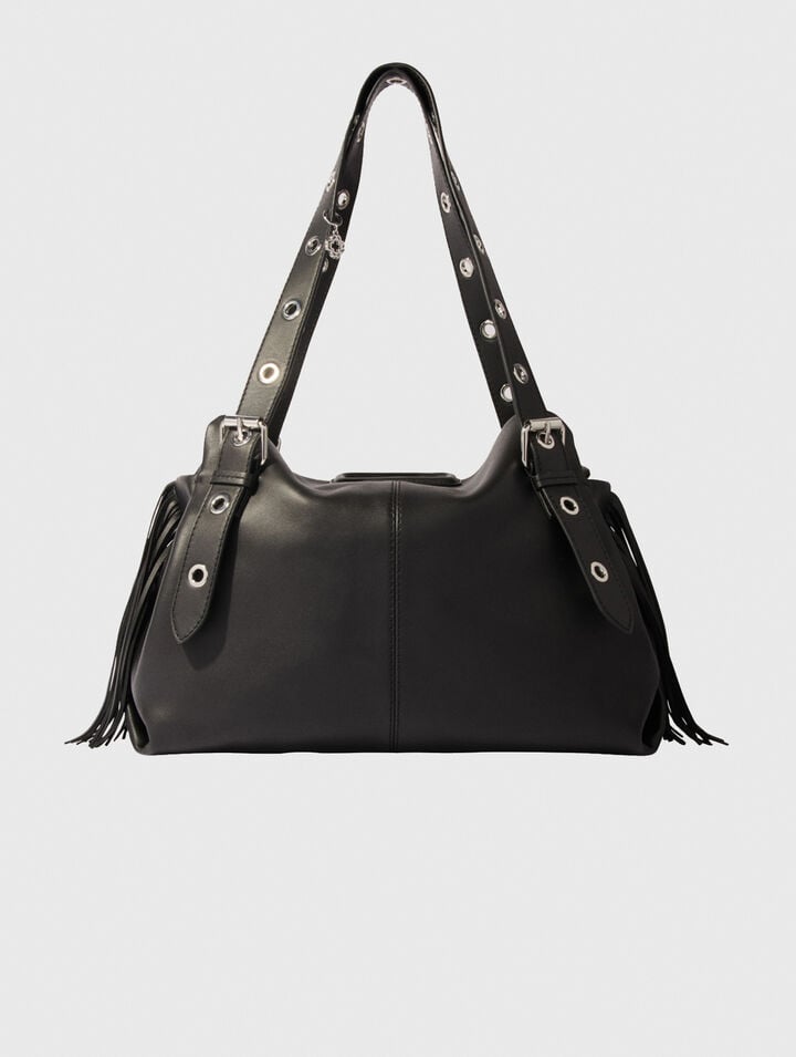 Plain leather Miss M XL bag