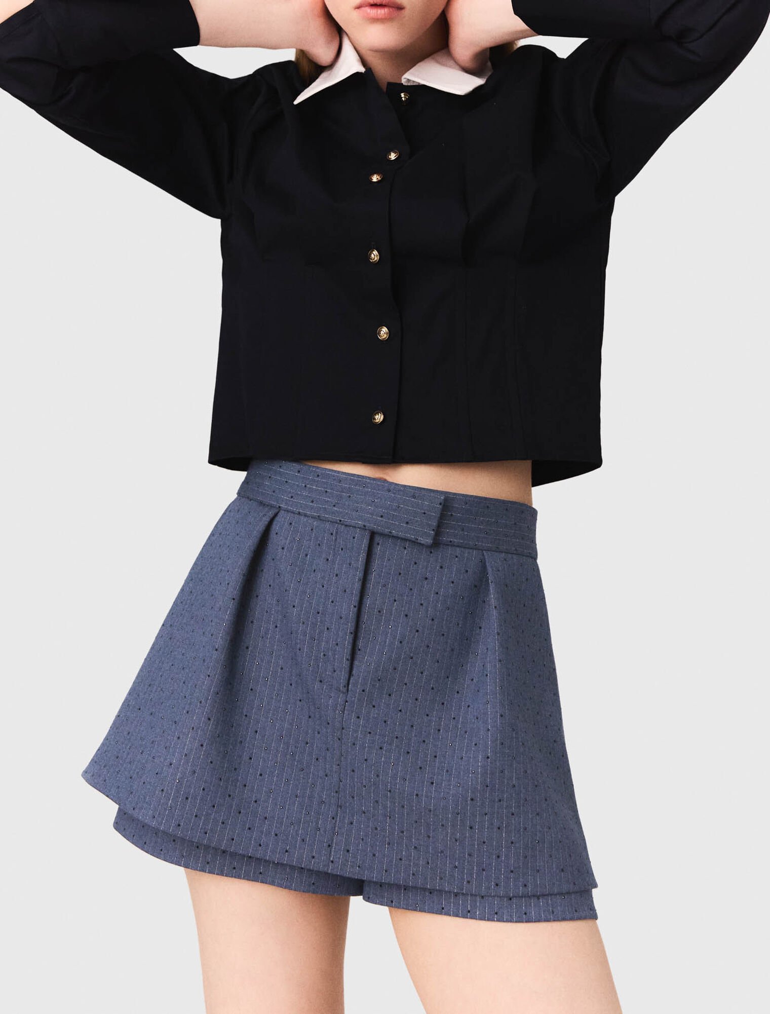 Rhinestone shorts