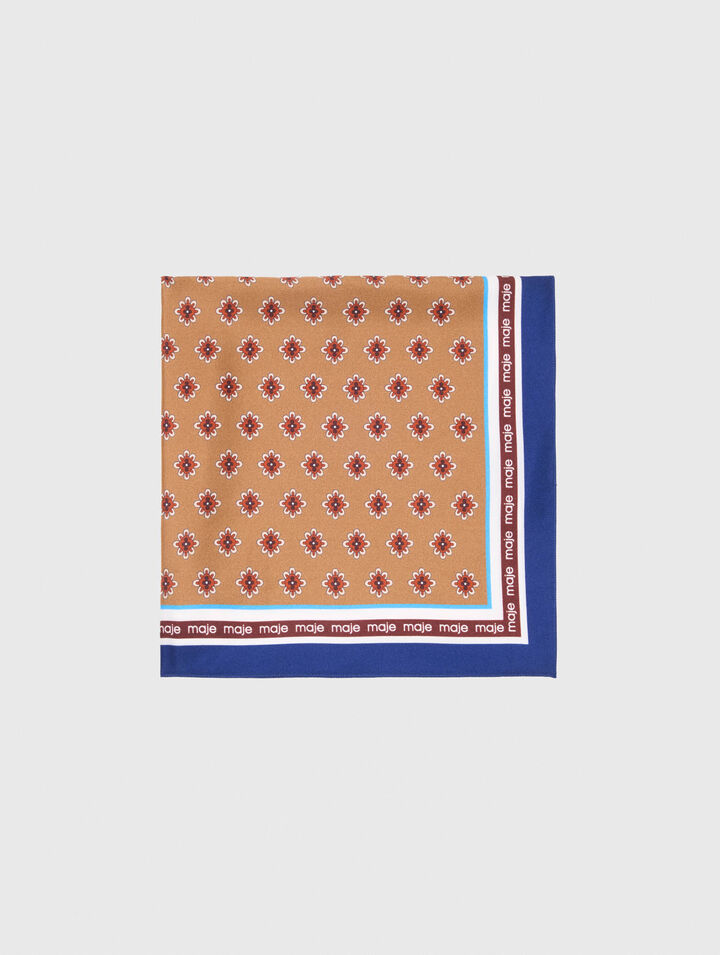 Floral print bandana