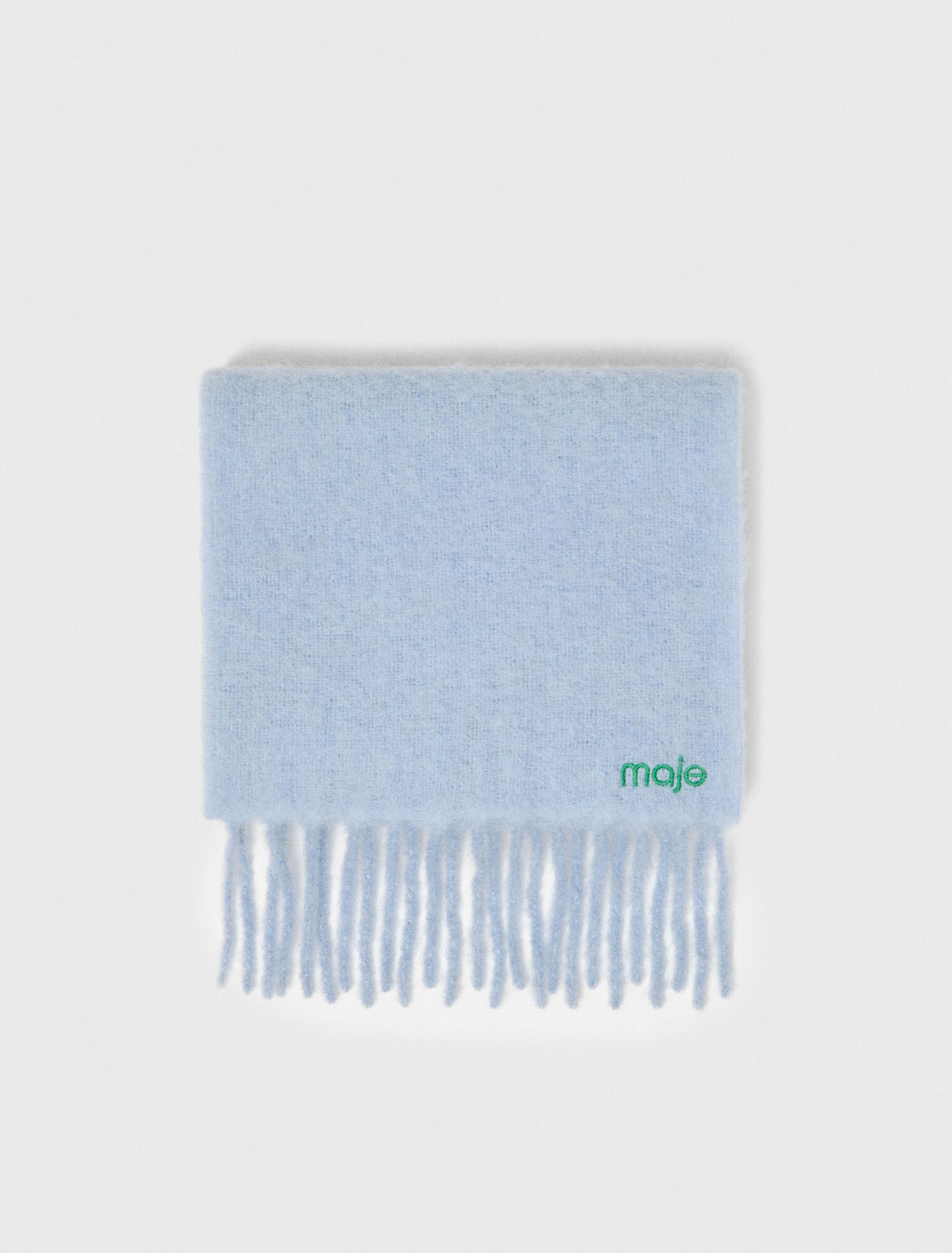 Wool and alpaca blend scarf