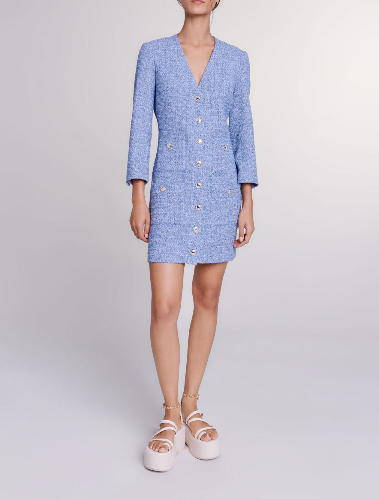 Short tweed dress