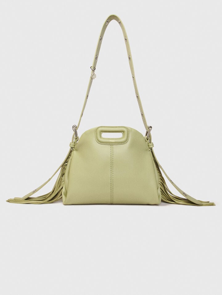 Plain leather mini Miss M bag