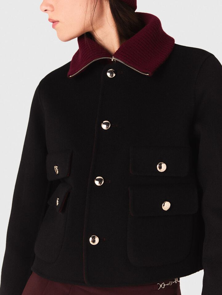 Reversible double-faced jacket