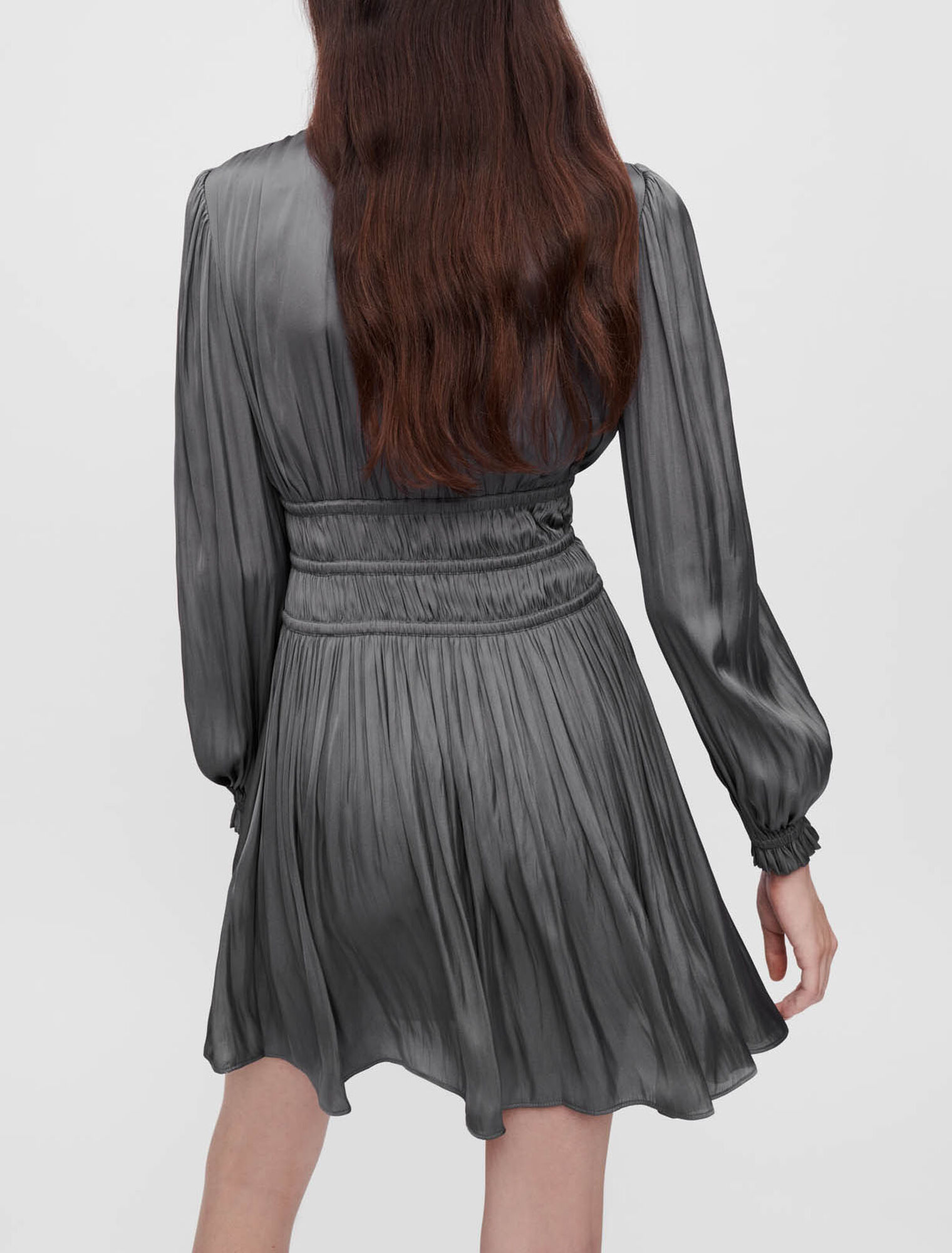 Short satin dress