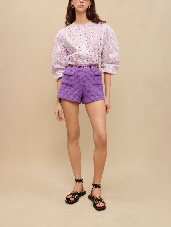 Tweed shorts