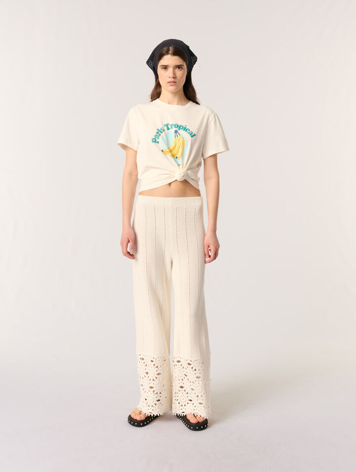Crochet trousers