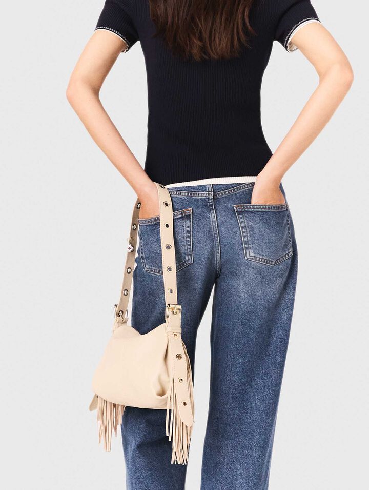 Plain leather mini Miss M bag
