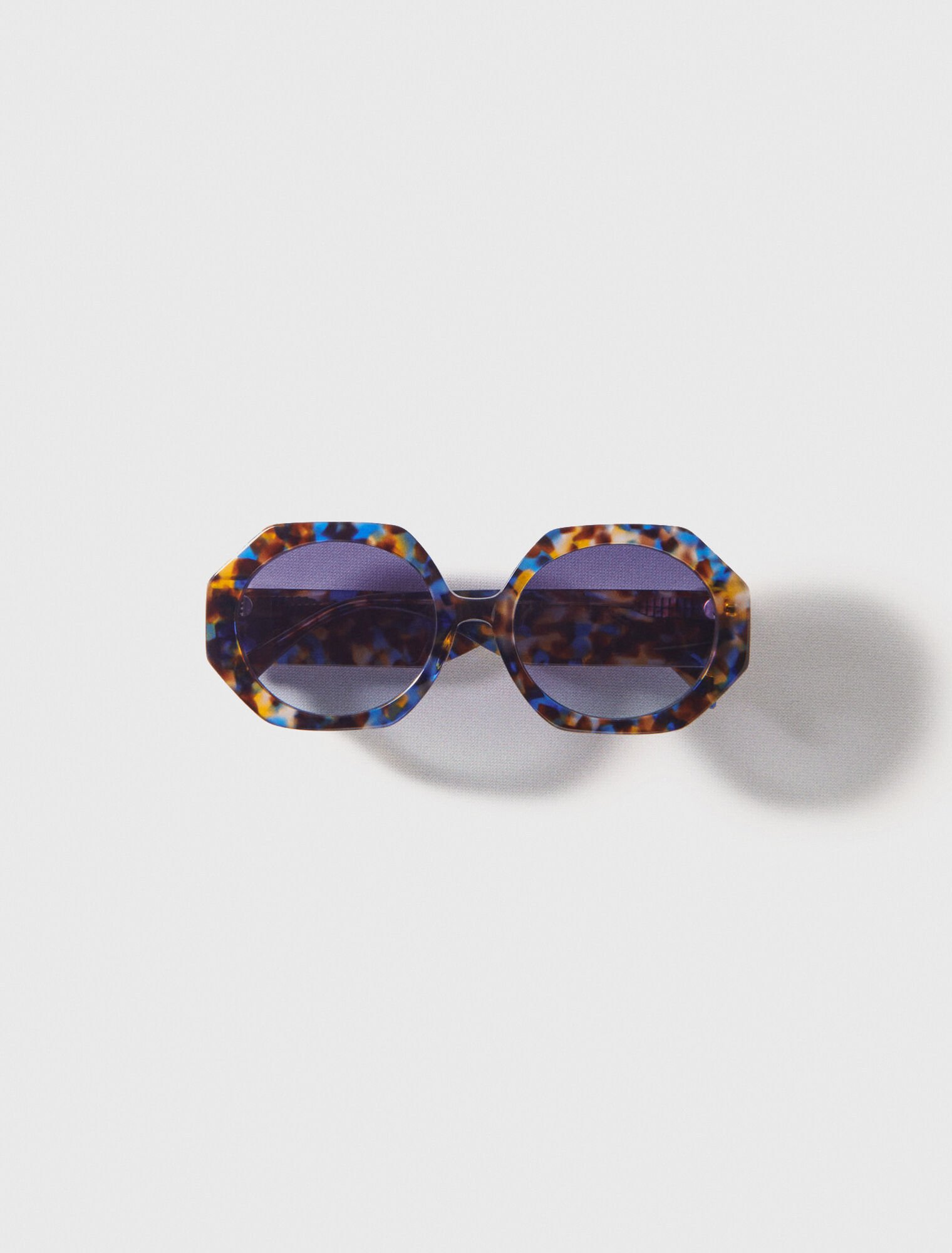 Round acetate tortoiseshell glasses