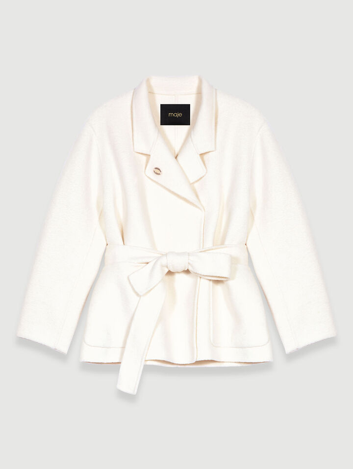 Structured wool jacket