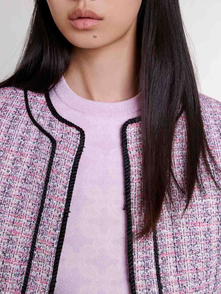 Short tweed jacket