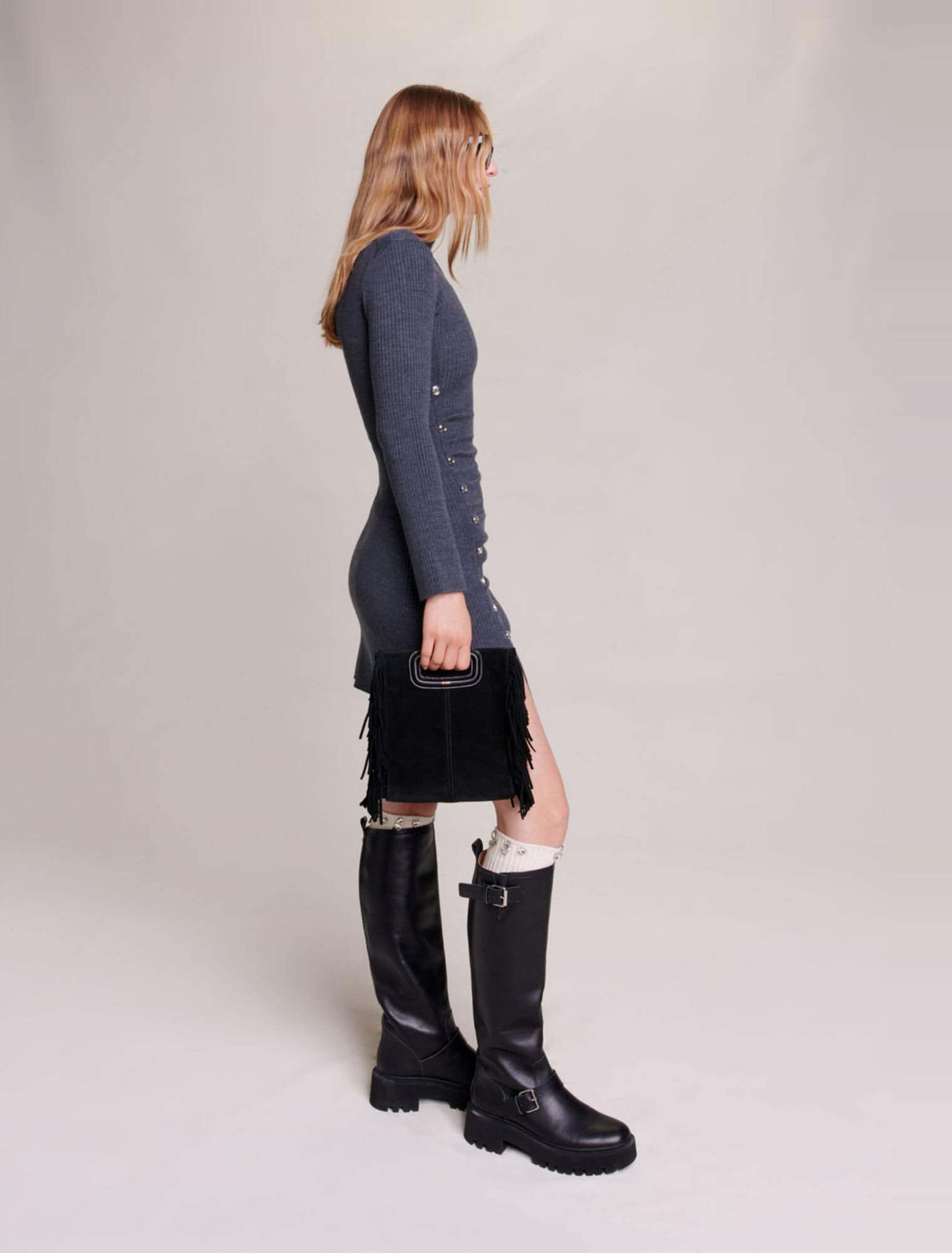 Short knit dress