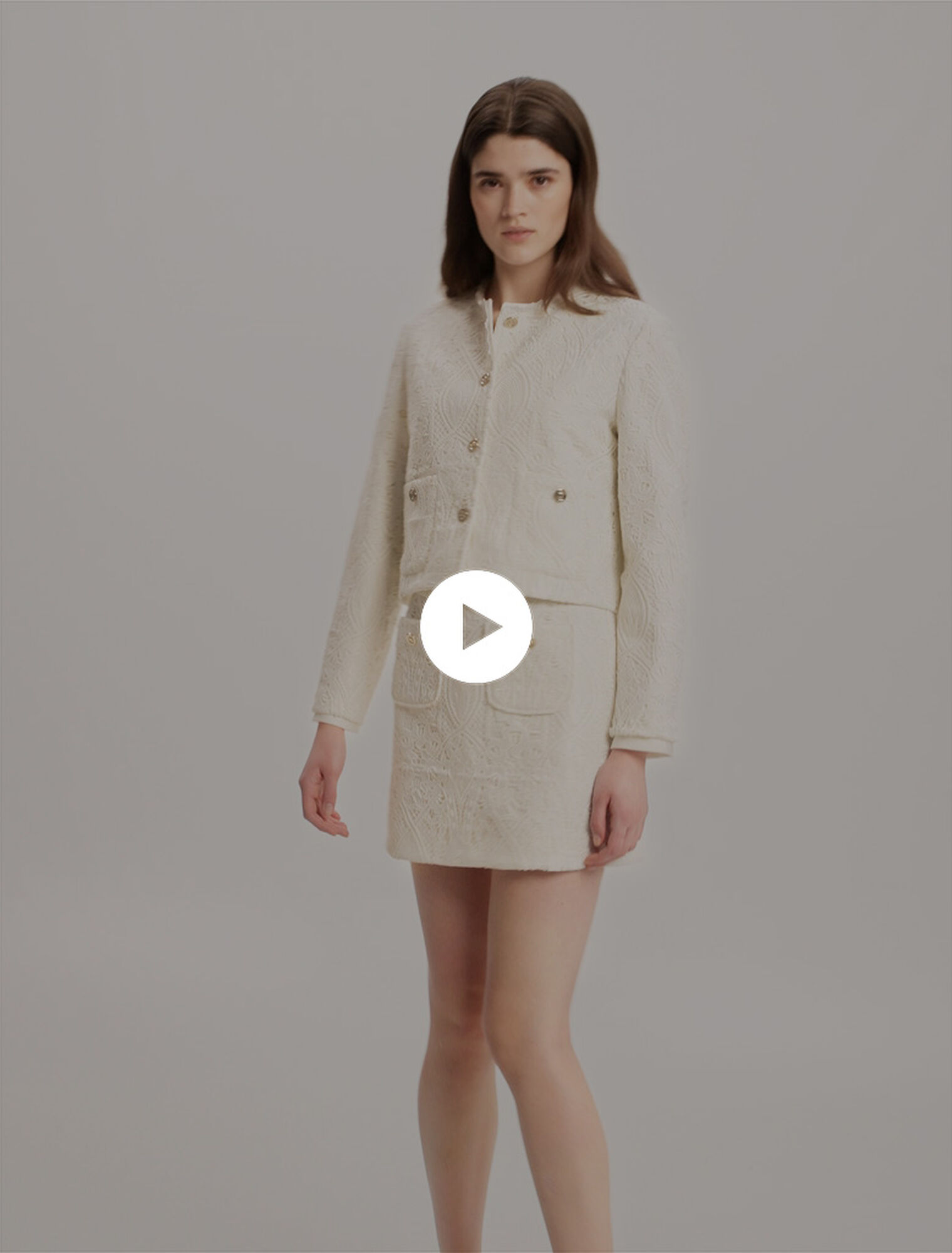 Short guipure jacket