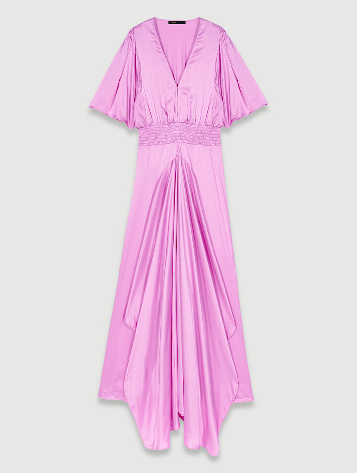 Satin-look maxi dress