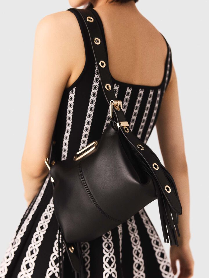 Gold handle Miss M Mini bag