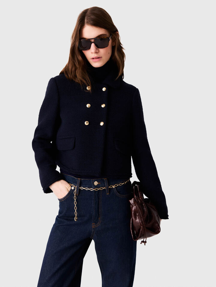 Short tweed jacket