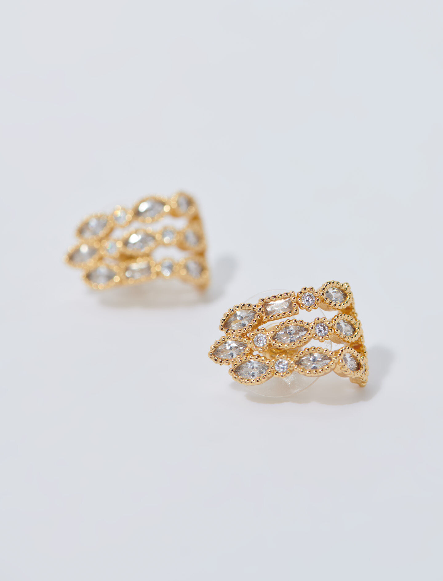 Rhinestone earrings Earrings Maje