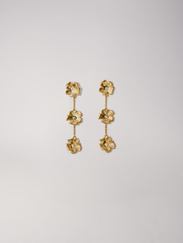 Flower earrings