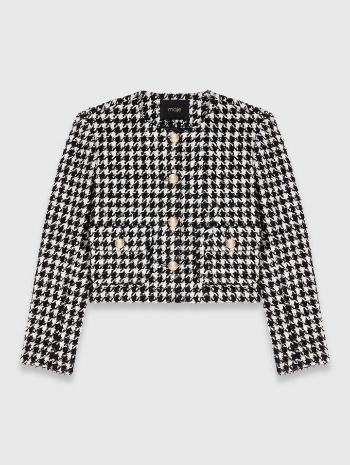 Short tweed jacket
