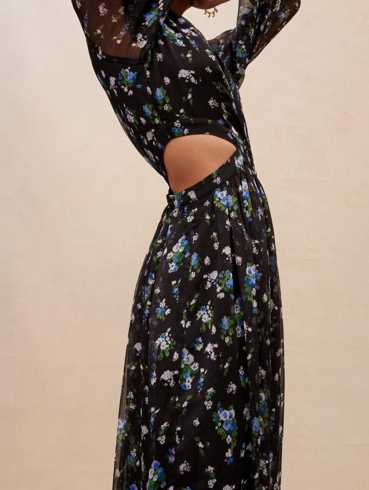 Long cut-out dress