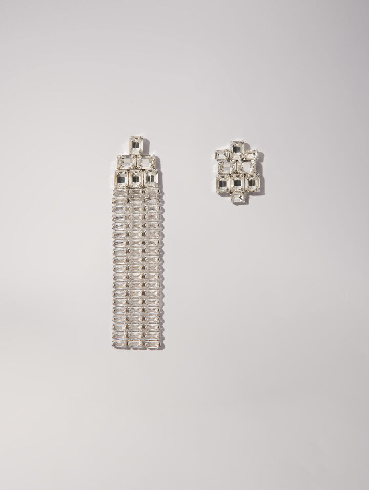 Cascade diamanté earrings