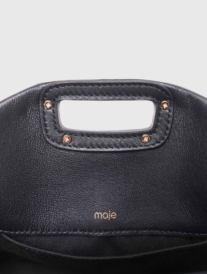 Gold handle Miss M Mini bag