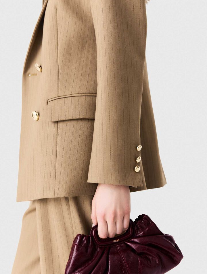 Double-breasted suit jacket