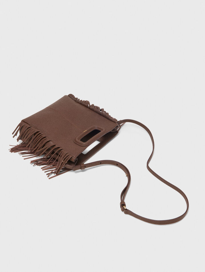 Grained leather M bag