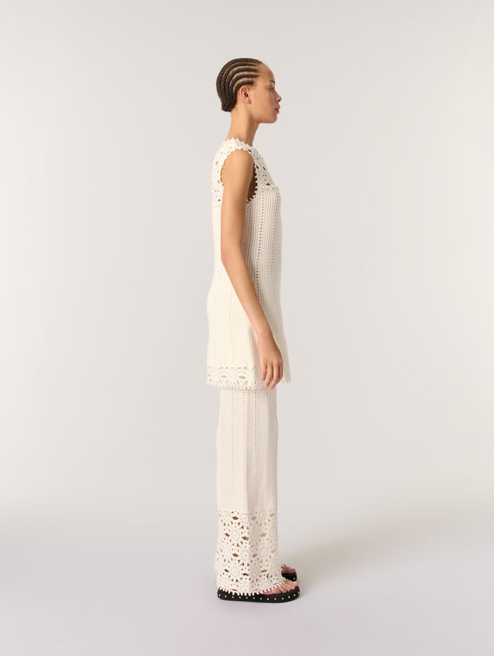 Short crochet dress