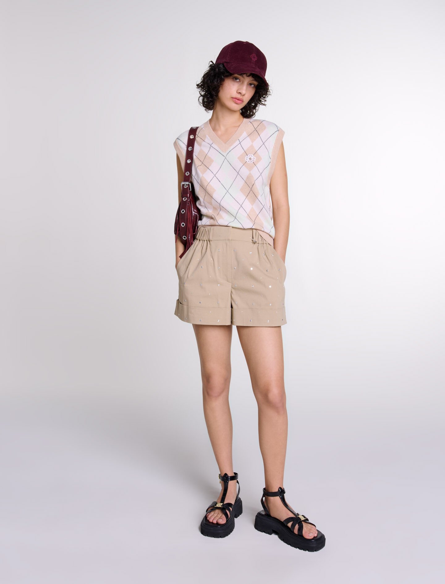 Sleeveless wool blend jumper Pullovers Maje