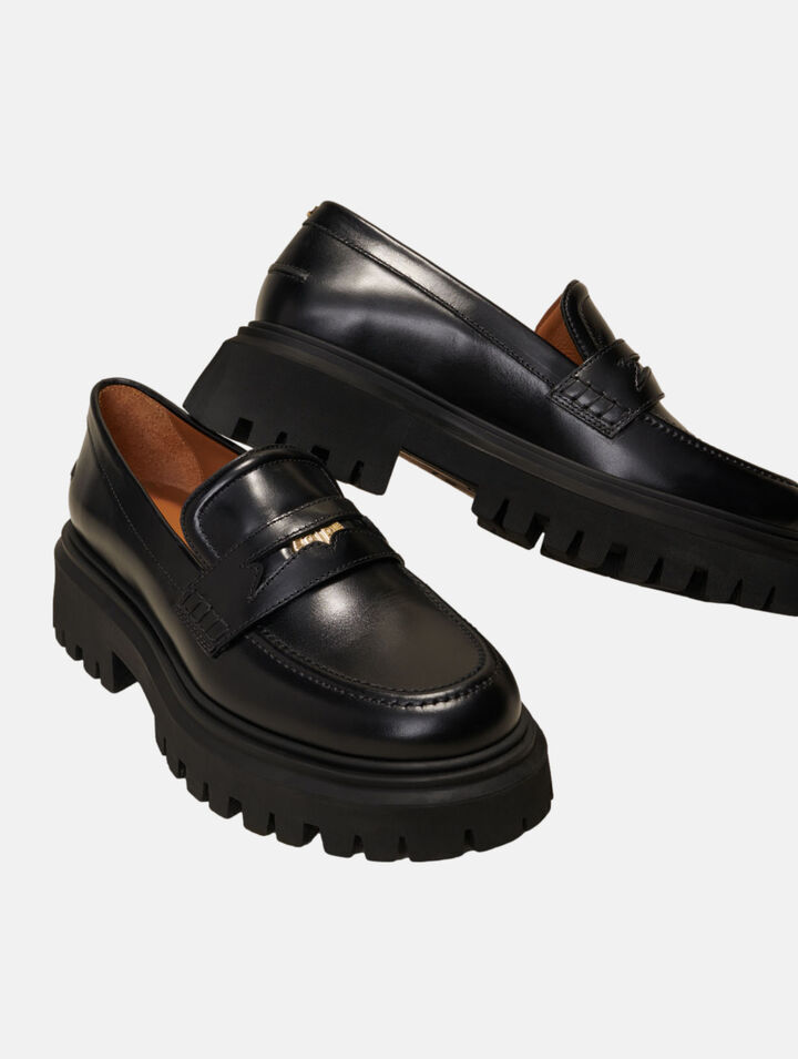 Leather loafer