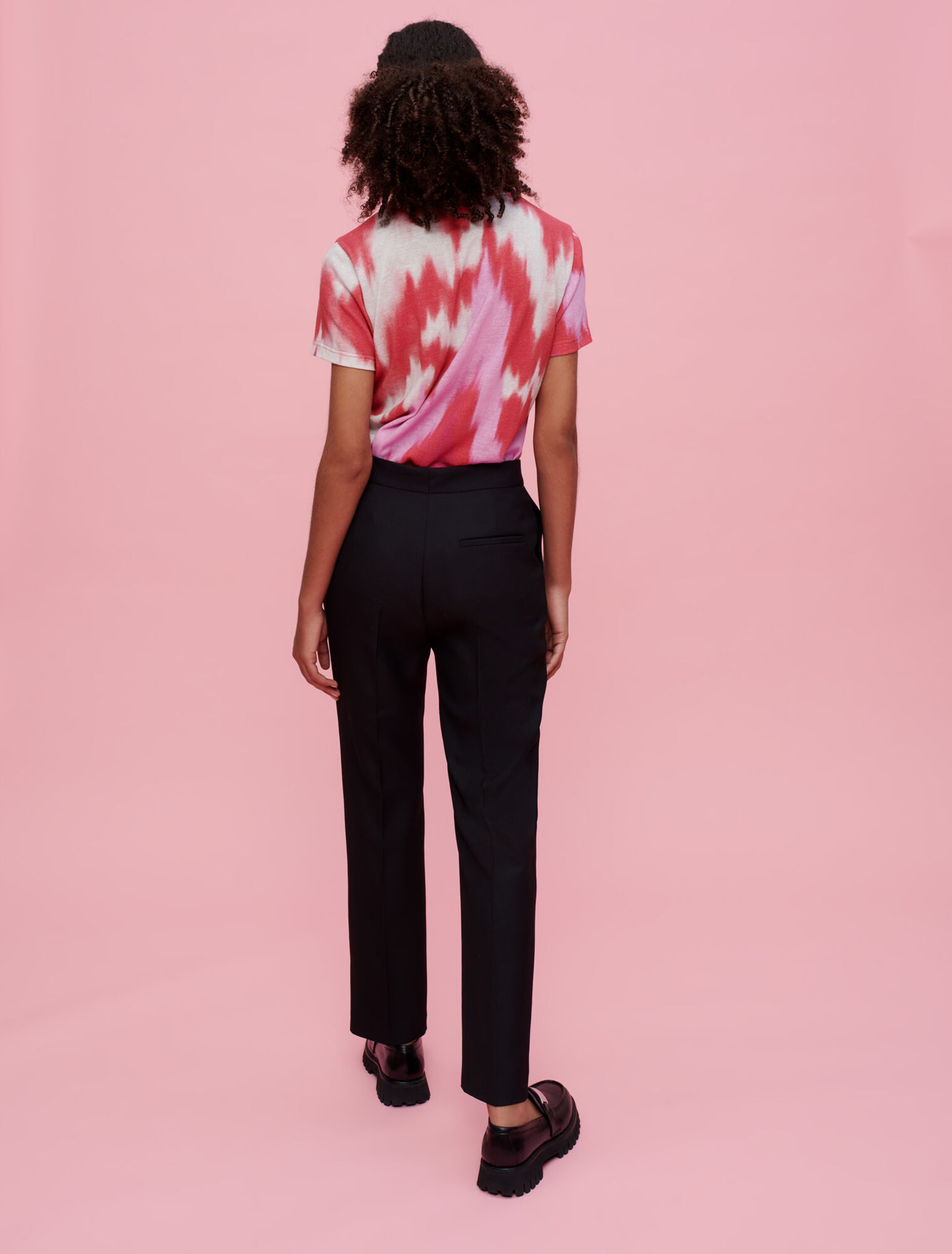 Black tailored pants