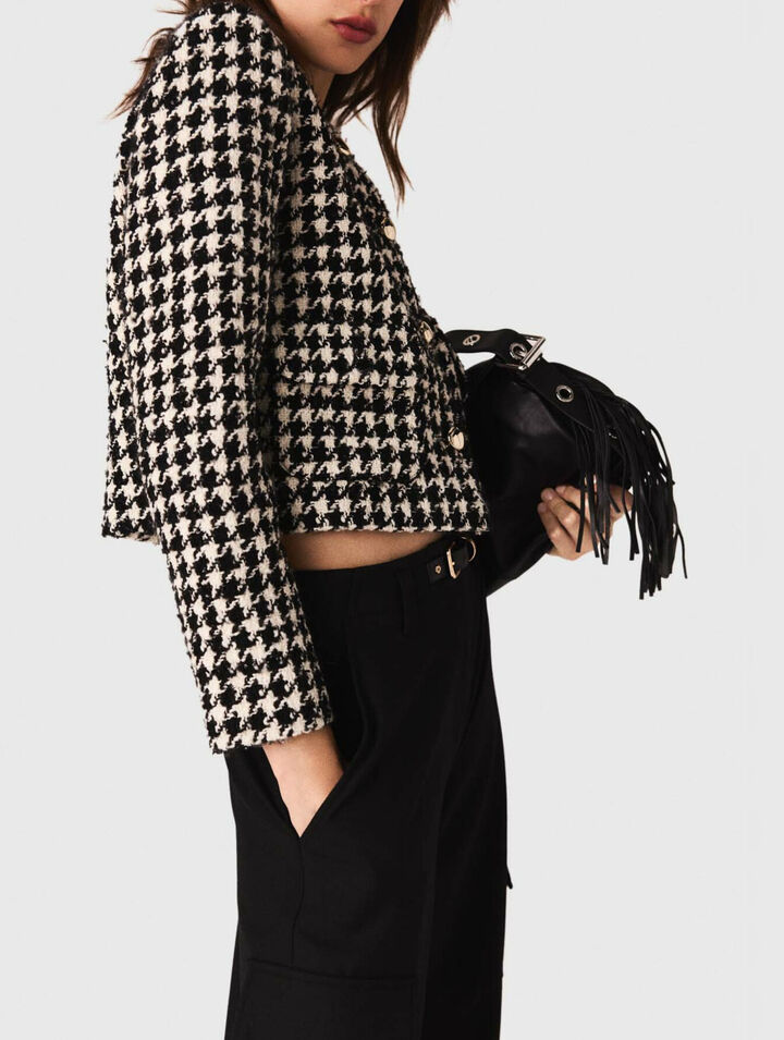 Short tweed jacket