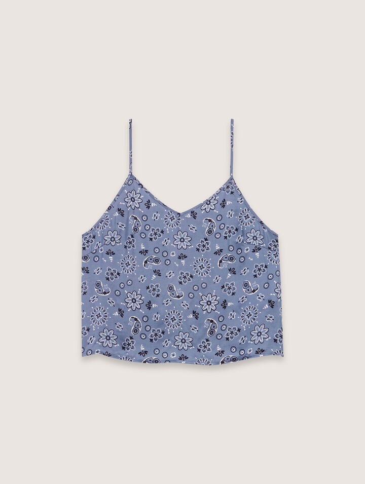 Flowing patterned top