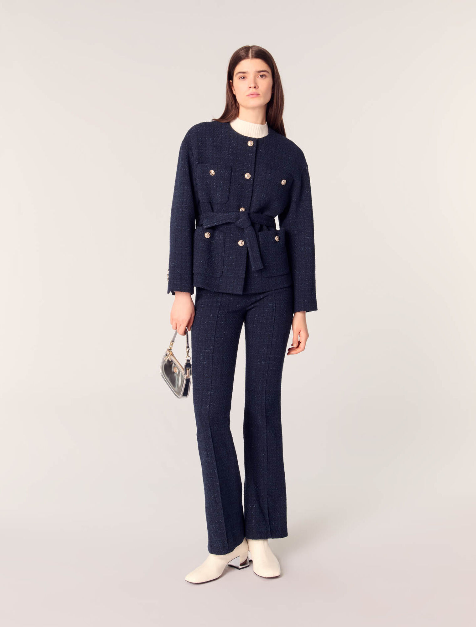 4-pocket tweed jacket 