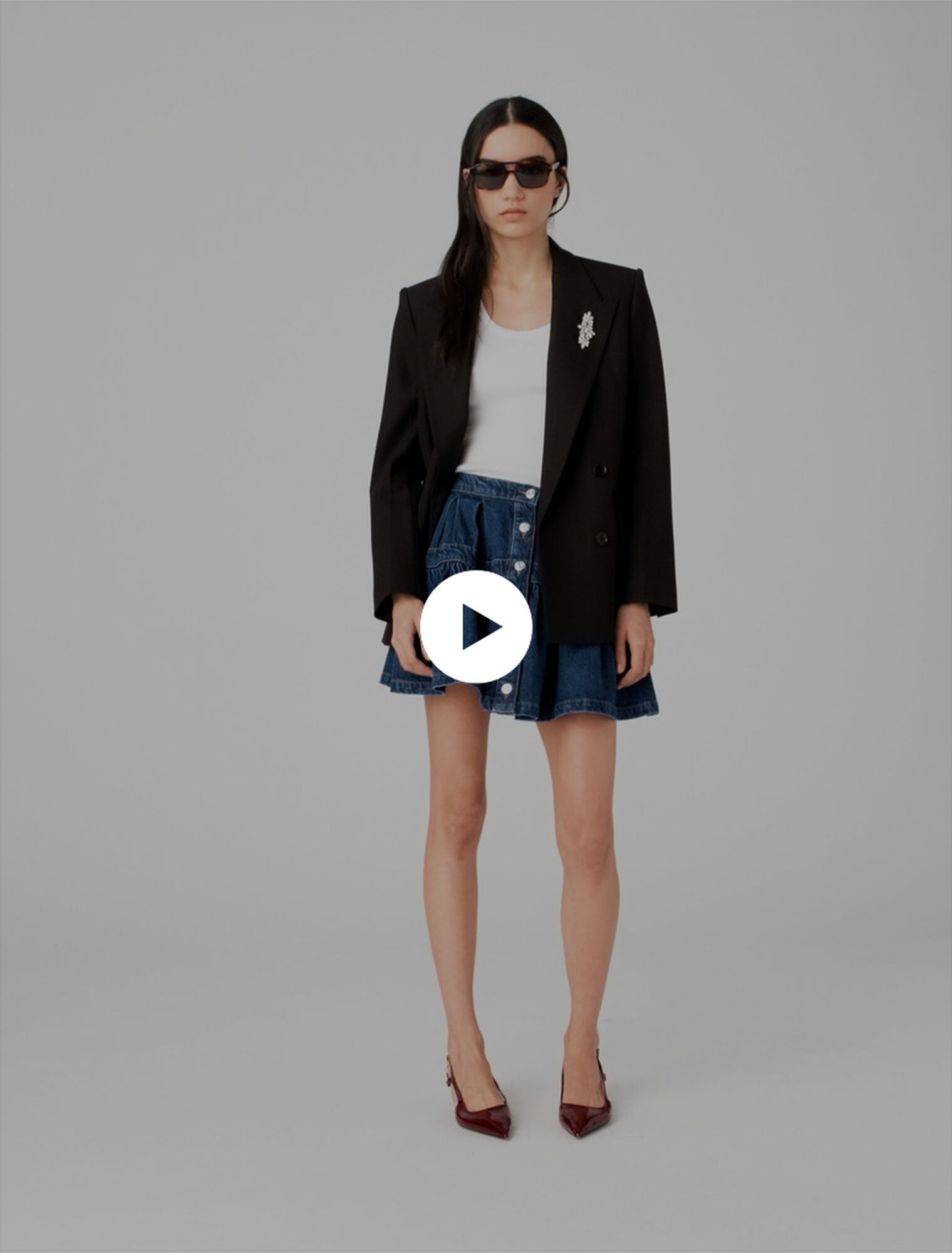 Double-breasted jacket