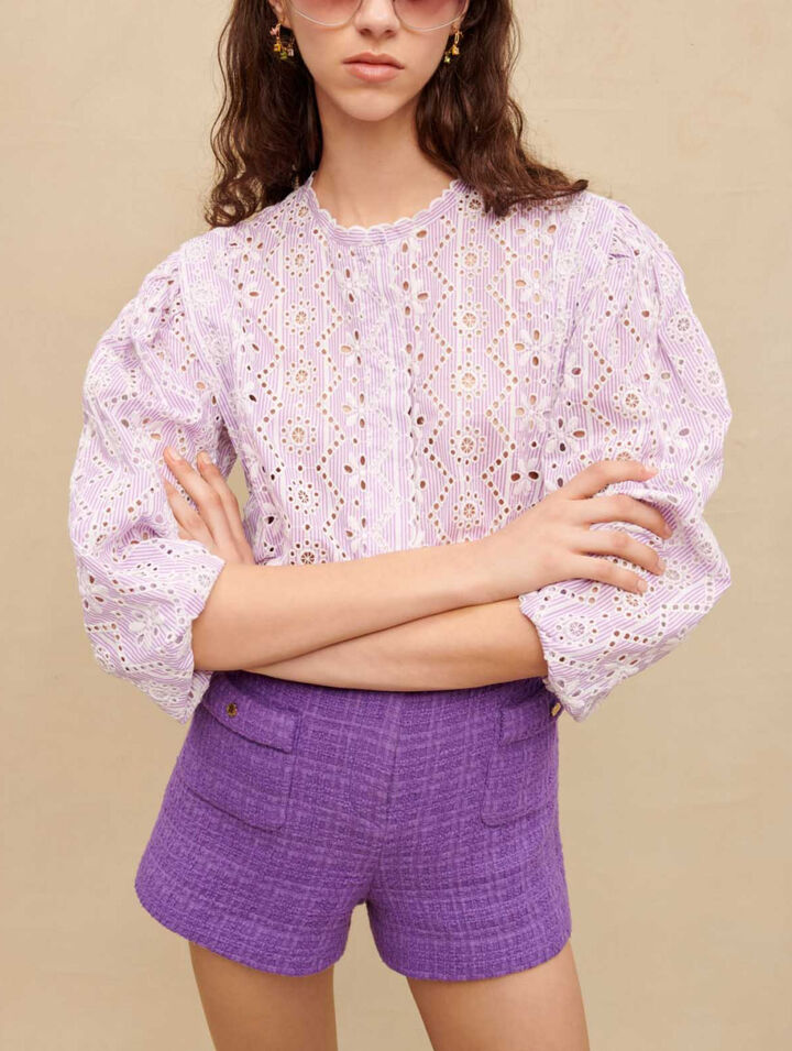 Tweed shorts