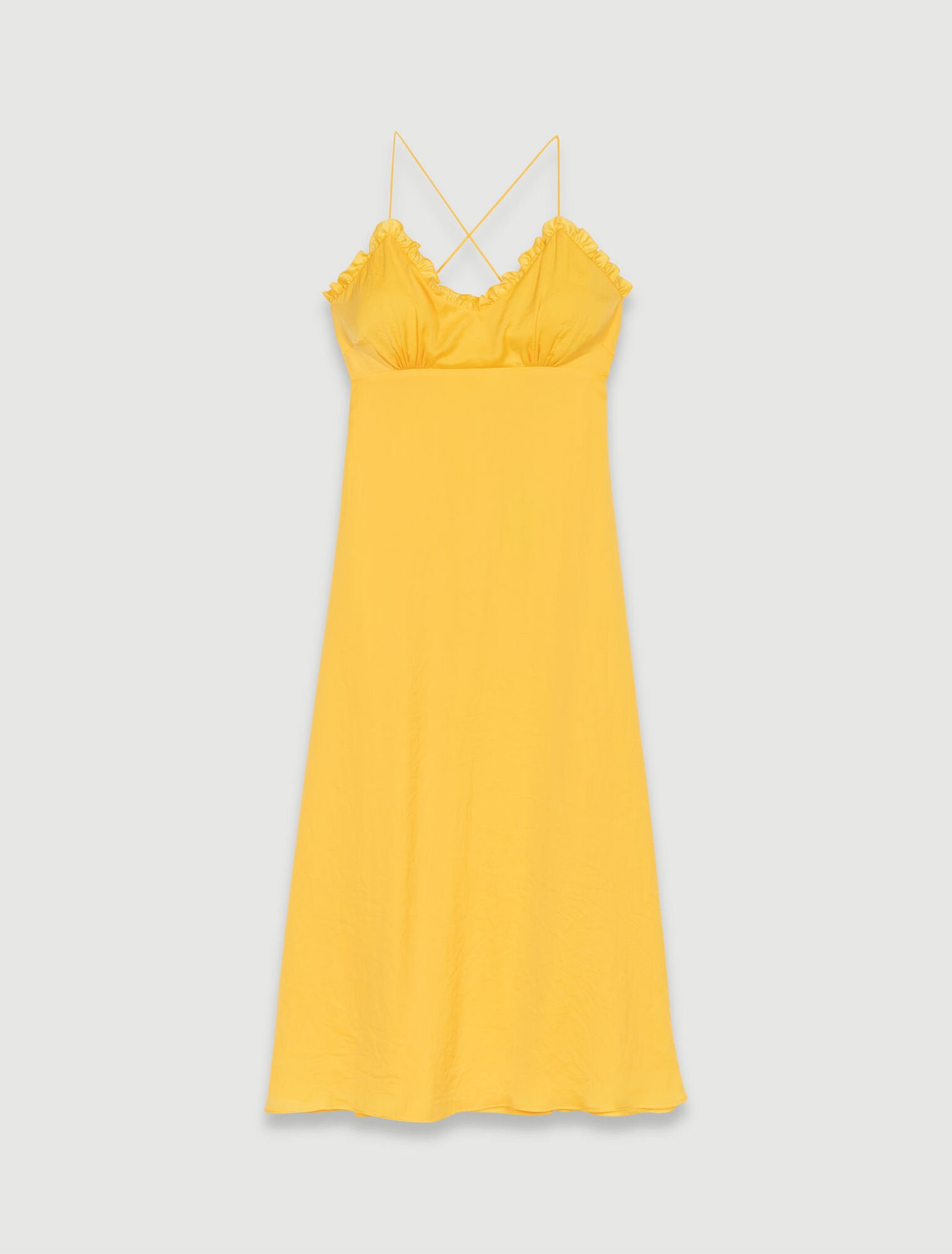Strapless maxi dress