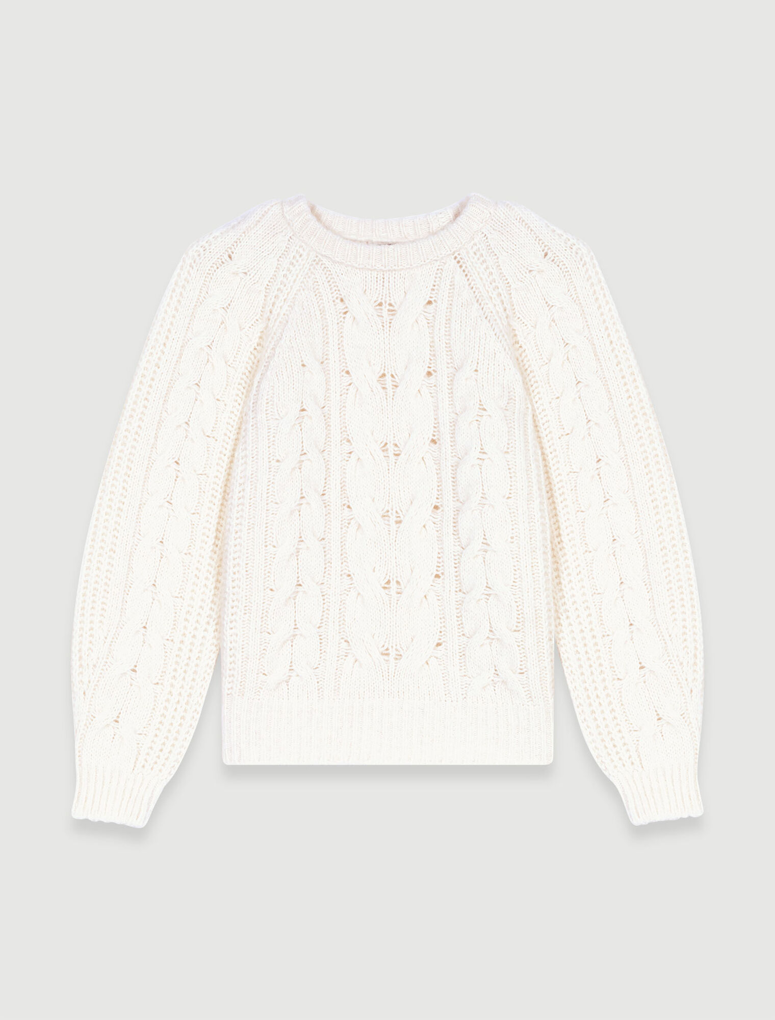 Cable knit jumper