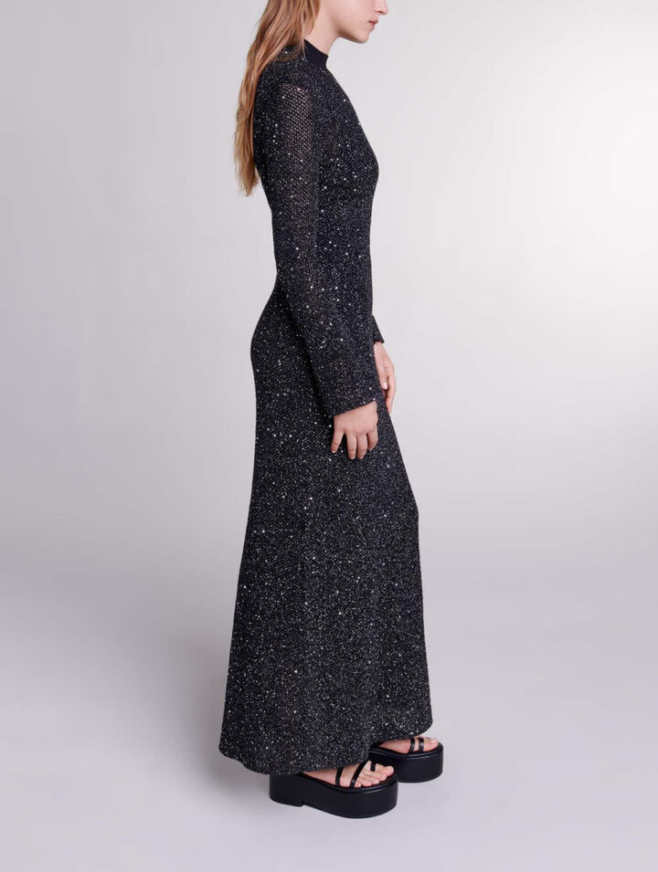 Knit maxi dress