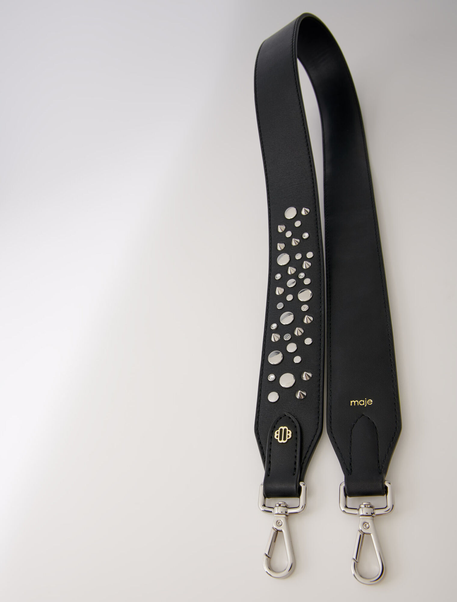 Leather shoulder strap
